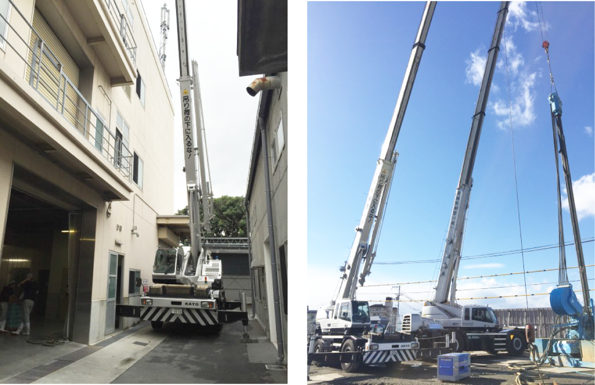 葛原重機工業株式会社｜当社作業風景